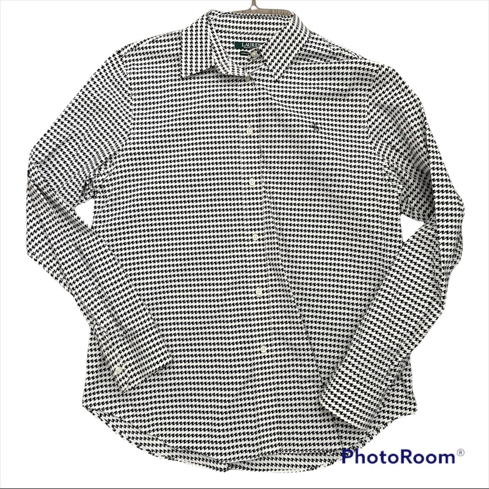 Brand New Lauren Ralph Lauren Check Blouse